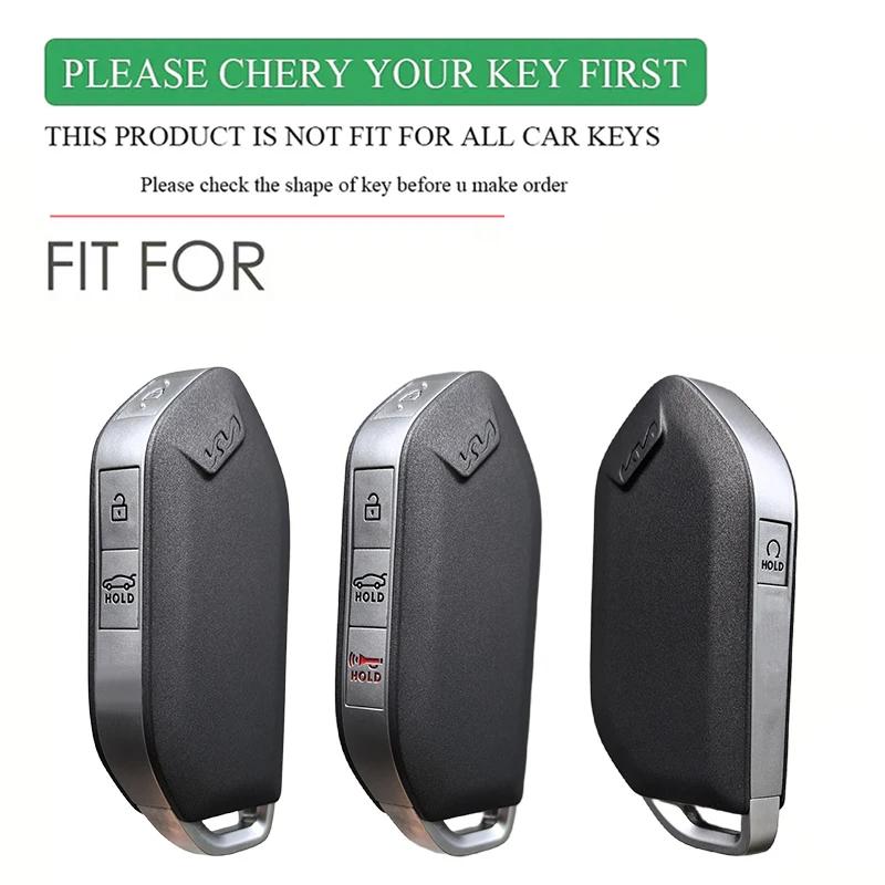 3/4/5 Buttons Silicone Car Key Case Cover Fob Holder For Kia Picanto Sorento Mq4 Carnival Ka4 Morning K5 Carens  Ev5 Ev9