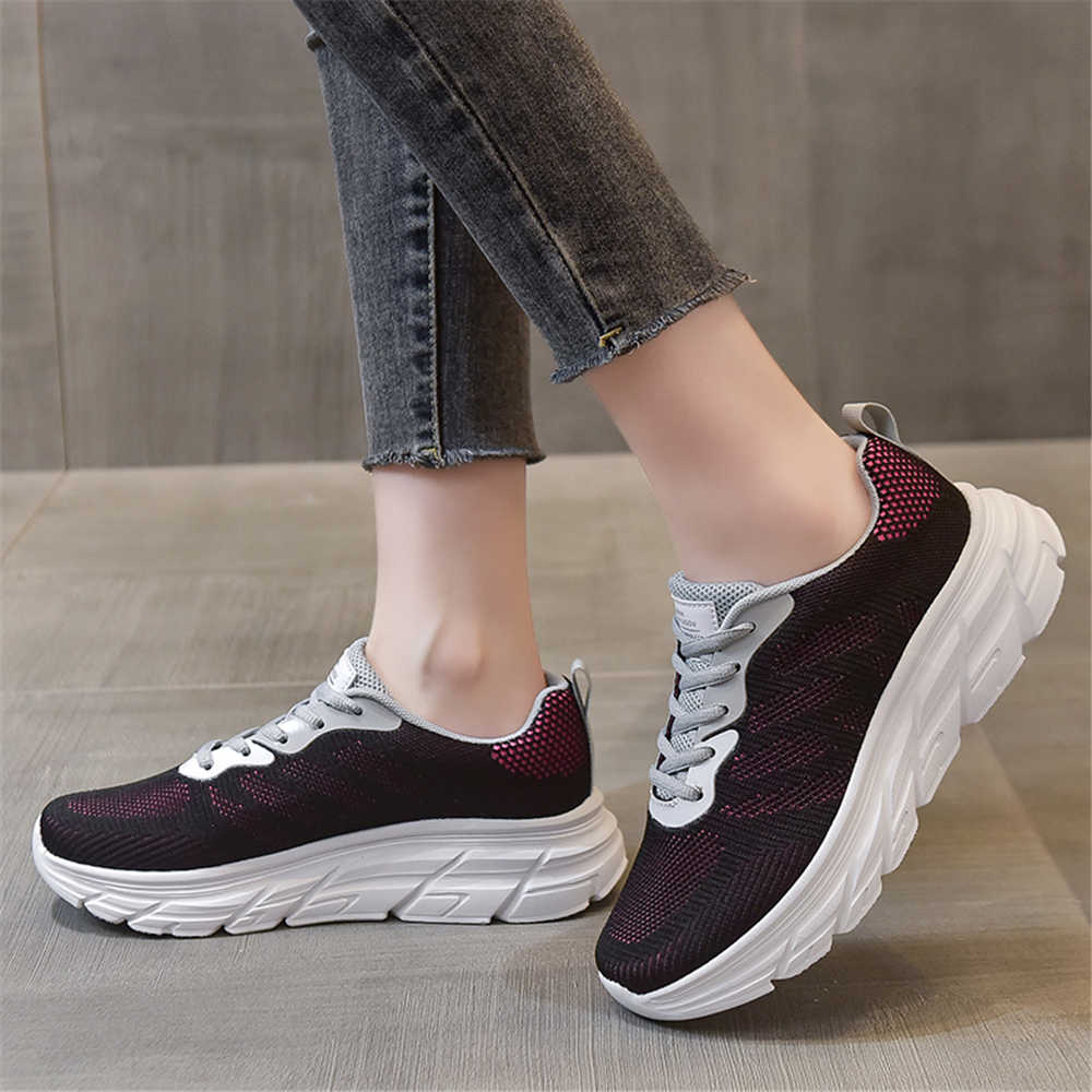 Fashion Thick Sole 40-41 New Summer Sneakers Woven Sheos Shoes Women Sports Basctt Sapatilla Tens Best New Style Boty Sports