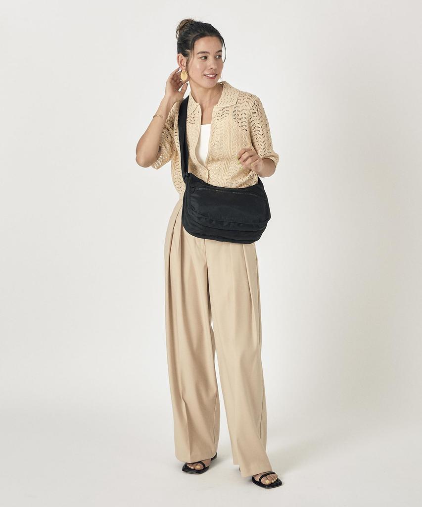 LeSportsac [Official] CLASSIC HOBO7520 Shoulder Bag, Recycled Black JP, Free Size