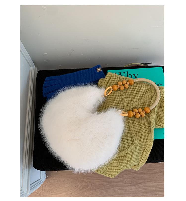 Hairy Hand Carry Small Bag Women's 2025 New Trendy Fashion Commuter Underarm Cloud Bag Autumn and Winter Versatile Shoulder Bag