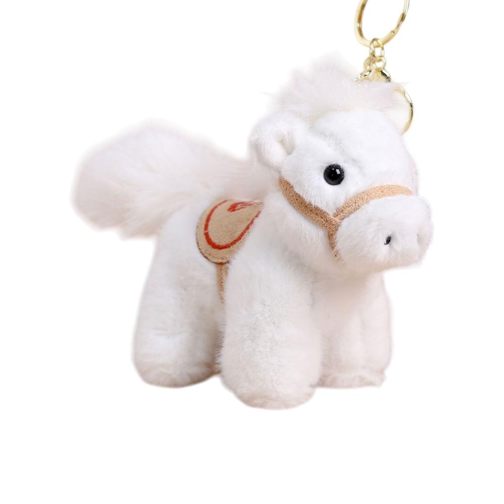 Figurka Kucyka Zodiakalnego Pluszowa Zabawka Breloczek Pluszowa Lalka Konia Wisiorek Rok Konia