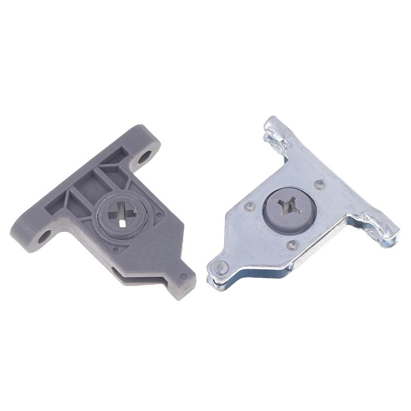 2Pcs Nylon/Metal Drawer Clip Front Panel Fixing Bracket Connector Replacement Kitchen Furniture Cabinet