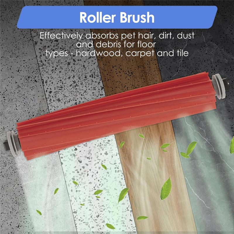 A65T-Replacement Parts For Roborock Qrevo S,Qrevo Pro,Qrevo Maxv,Qrevo Plus Robot Vacuum,Roller Brush,Dust Bags,Filters,Mop