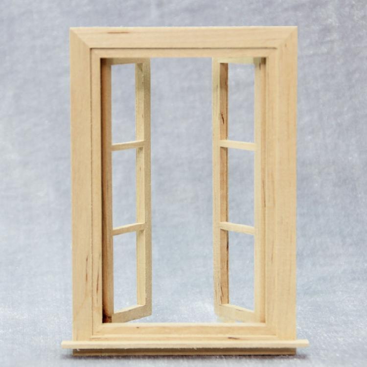 Wooden Dollhouse Mini Door Model Accessories Can Be Painted and Colored