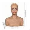 Mannequin Head with Shoulders Matte Hairpiece Display Bust Shaped Cabeza Para Peluca Con Hombros for
