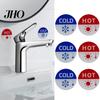Thermometer Design Labels 6Pcs Self-adhesive Hot And Cold Sign Stickers Child-friendly Round Waterproof Acrylic Wear-resistant Label Signs Prevent