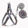 Pet Dog Chest and Back Traction Rope Y-shaped Chest Strap Vest Style Dog Walking Rope Teddy Bear Shiba Inu Vest Dog Rope Set
