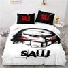 Top Horror Saw Movie Bedding Set Printed single Comforter Quilt Bed Cover Duvet Cover Pillow Case 3 Pieces Sets Kids Adult Size