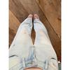 2024 New High Waist Denim Trousers Women Summer Design Sense Bow Embroidery All-Match Wide Leg Mop Pants Fashion