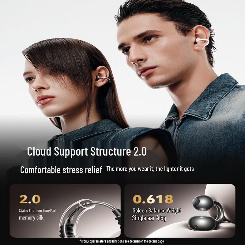 SANAG S7S Ultra AI Translation & Recording Ear-Clip Bluetooth Headphones