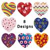 500Pcs/Roll Heart-shaped Labels Sticker Candy Gift Box Wedding Valentines Decals