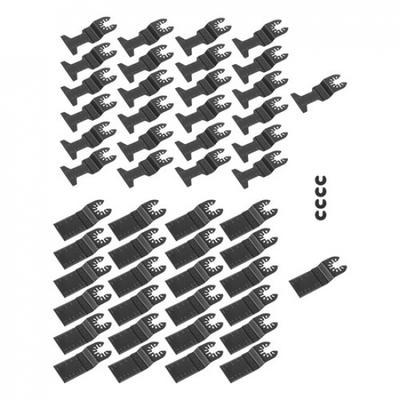 50 Pieces 34mm & 44mm Oscillating Saw Blades Kit for Wood Metal Plastic