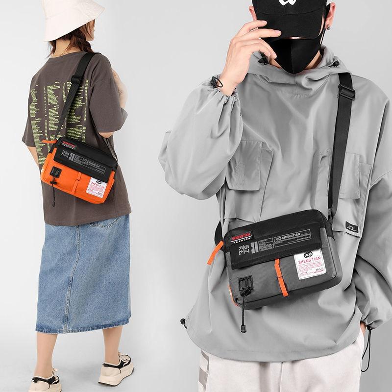 Men's messenger bag New fashion trendy men's bag Japanese Oxford cloth canvas messenger bag Large capacity shoulder bag