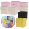 Contenitore Cubo Pieghevole in Tessuto Non Tessuto Scatola Portaoggetti per la Casa, Organizzatore per Giocattoli dei Bambini Armadio Cassetto Organizzazione