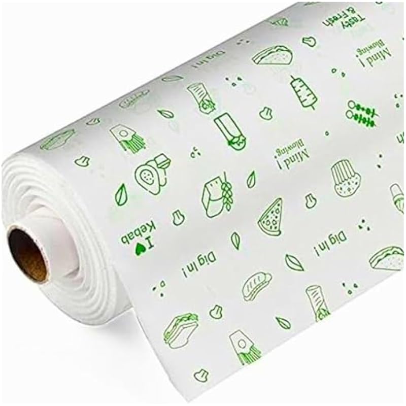 OFIXO Food Wrapping Paper Roll - Premium Non-Stick Butter Wrapping Paper. Food Wrapping Paper (1 Kg.)