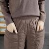 Peso Pantaloni Caldi Piumino Inverno Capispalla Pantaloni da Lavoro Antivento Pantaloni Harem Donna