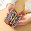 Women's Wallet Women's Short Zipper Card Position Wallet Japanese and Korean Change Bag Multifunctional Folding Wallet Small Wallet