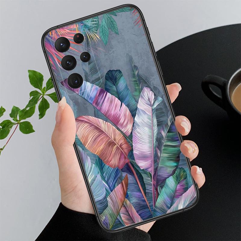 Palm Tree Leaves Phone Case For Samsung A52S A21S A33 A23 A13 A14 A32 A52 A53 A54 A51 A71 M51