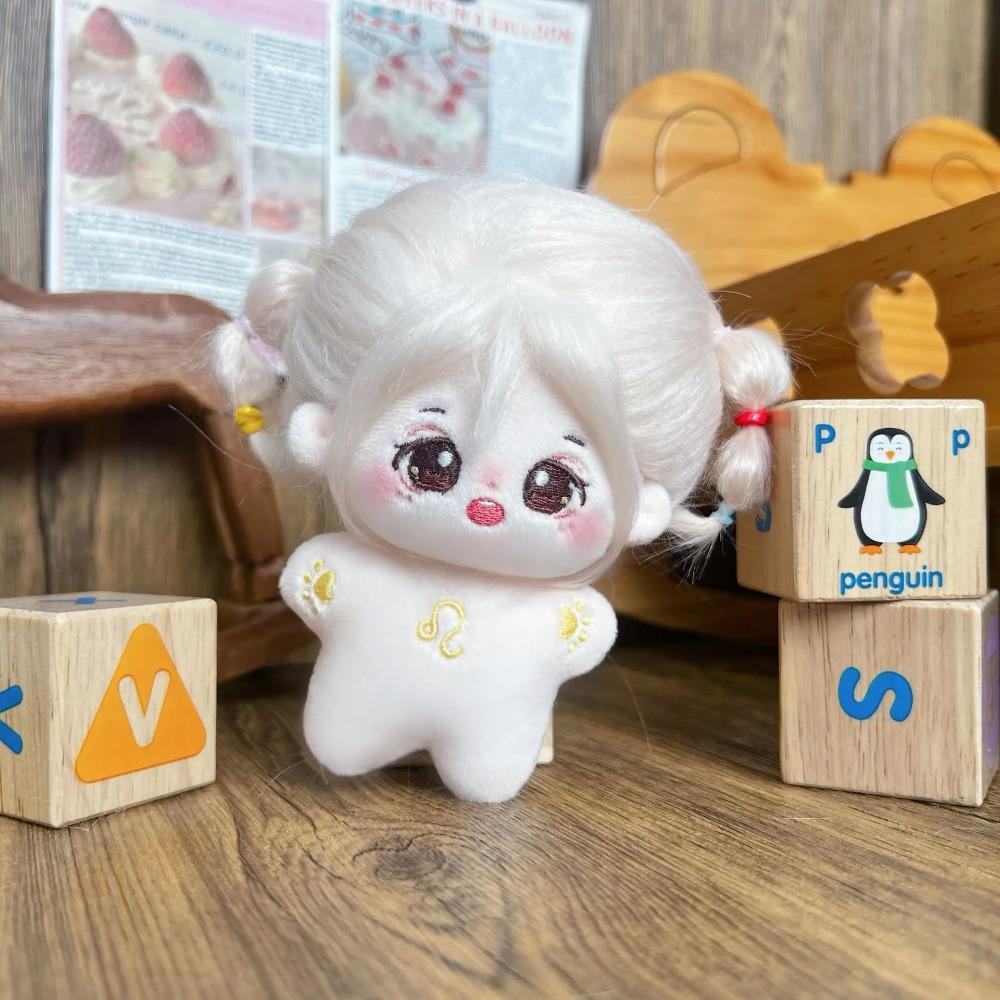 10cm Mini Kawaii Plush Cotton Doll Idol Starfish Body Stuffed Gemini Constellation Dolls Anime Figure Toys Fans Collection Gifts