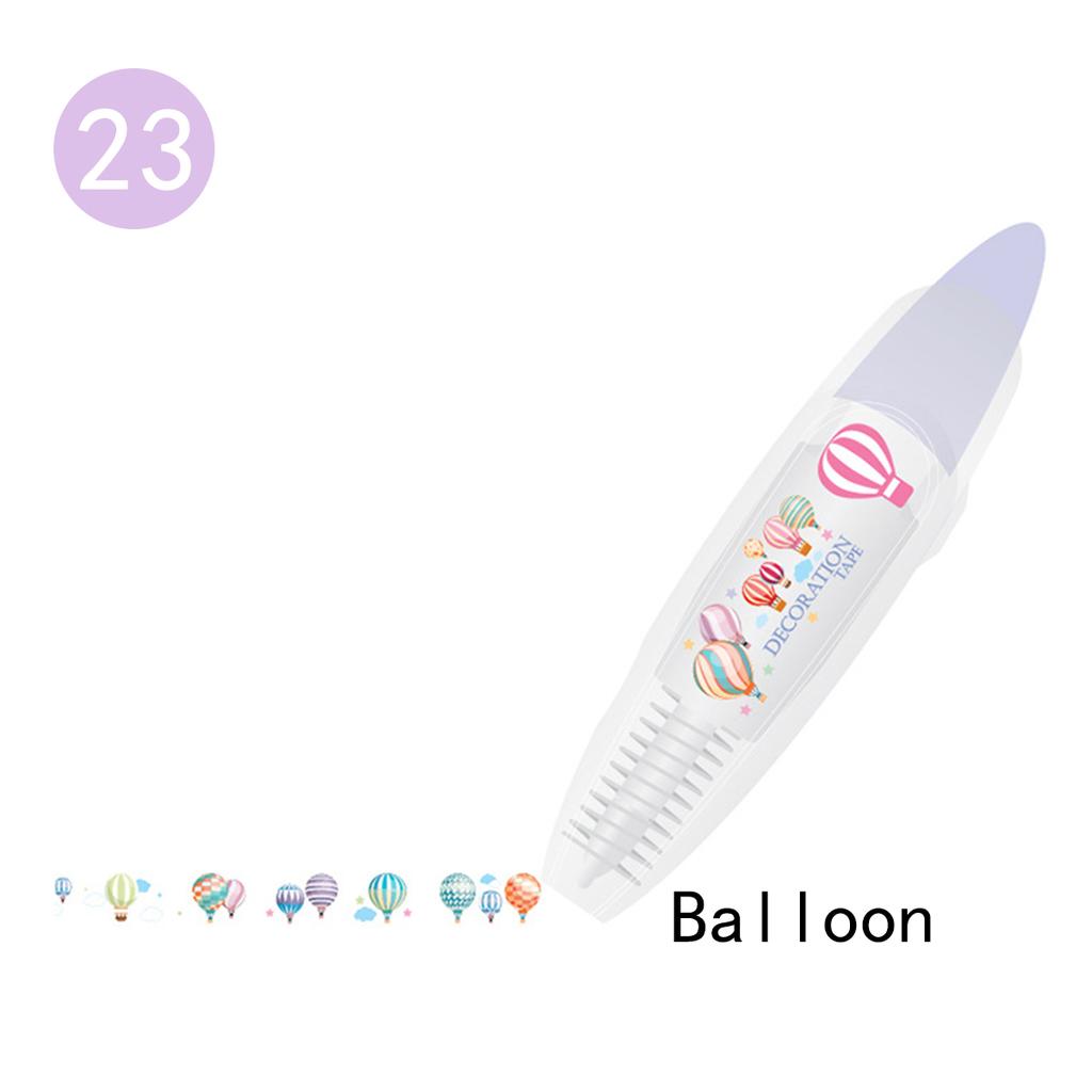 KawaiiDuck Panda Cherry Fish Balloon Strawberry Press Type Decorative Correction Tape Diary Stationery School Supply