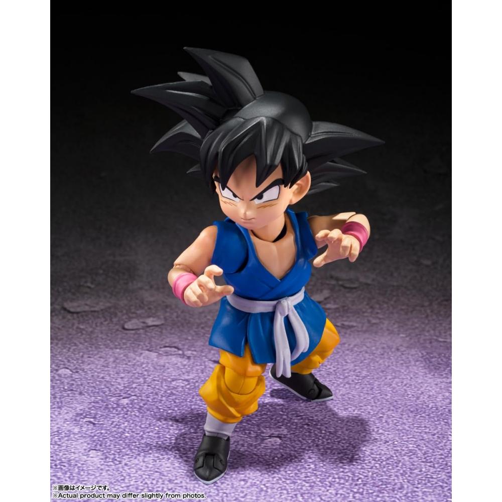 SHFiguarts Dragon Ball GT Son Goku -GT- Ca.. 80 mm große, bewegliche Figur aus ABS und PVC, bemalt