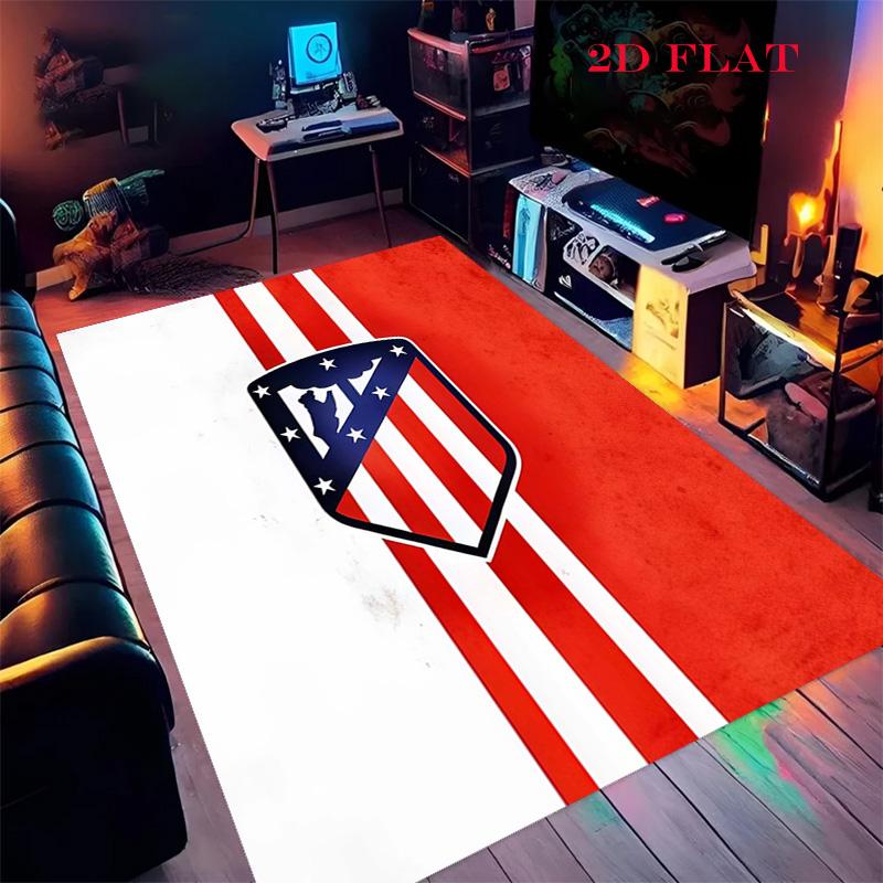 Atleti  Carpet Rug for Living Room Bedroom Home Sofa Decoration,Kids play Nonslip Floor Mat