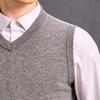 Men's 100% Cashmere V-Neck Vest