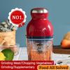 500Ml Capacity Multifunctional Juice Extractor Meat Chopper Ergonomic Design ABS Stainless Steel For Kitchen For Household