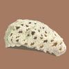 Cotton Lace Hollow Flower Hat Breathable Spring Crochet Knitted Cap Hollowed Out Beret Hat  Holiday