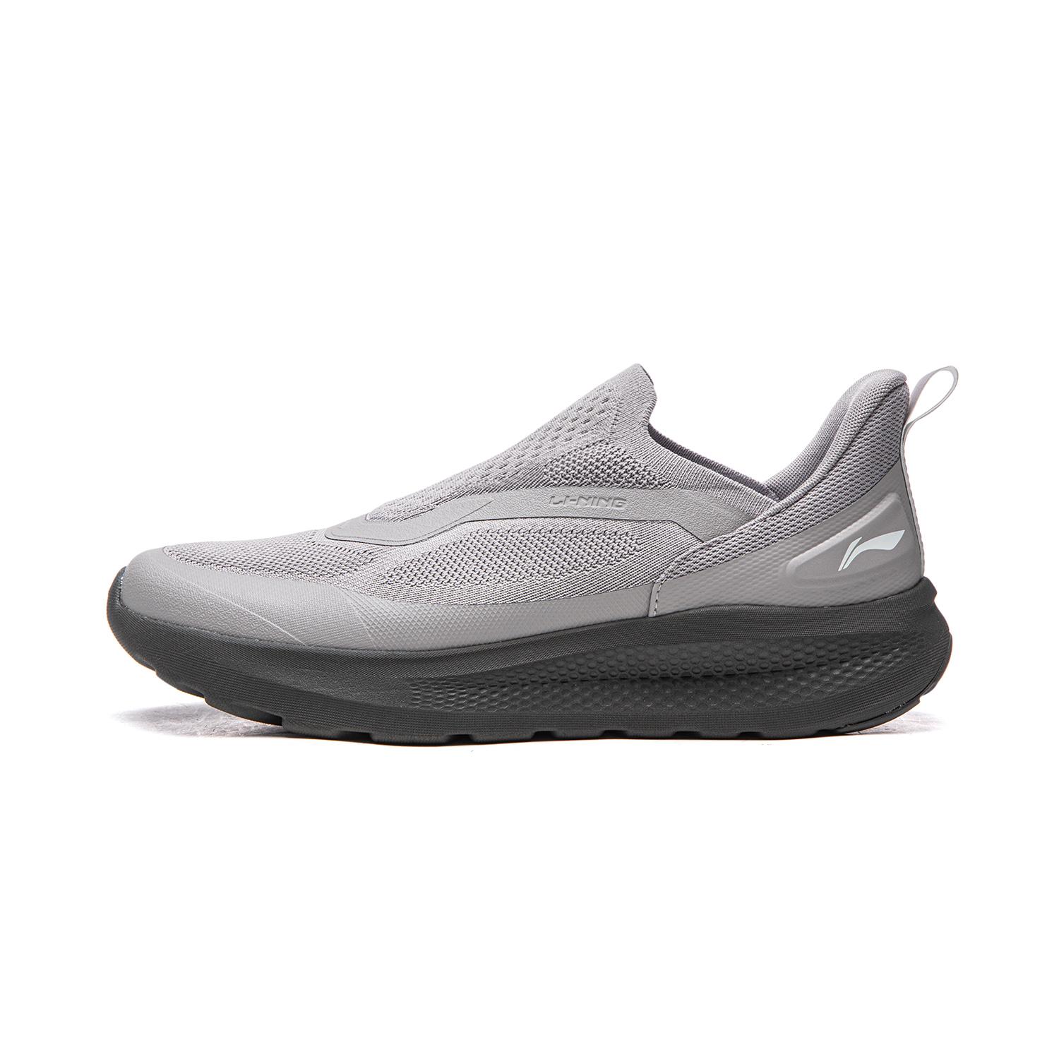 Li-Ning Yunyi Slip-On Soft Rebound Breathable Thick Sole Increased Height Wear-Resistant Shock Absorbing Non-Slip Low-Top Casual Shoes AGLW055-1 39