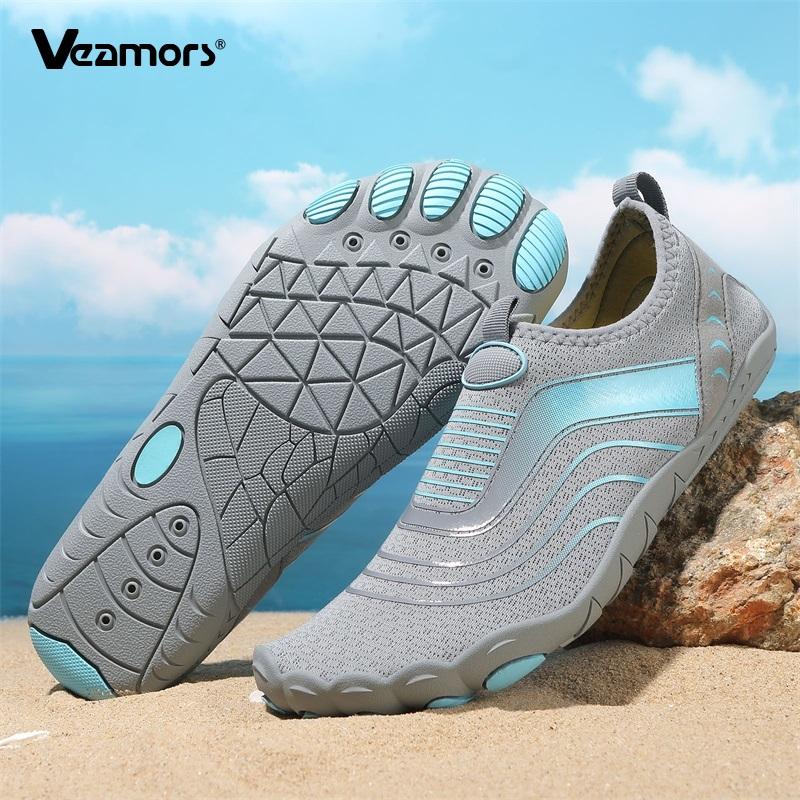 Quick Dry Men Barefoot Water Shoes Breathable Women Swimming Aqua Shoes Elastic Soft Sole Beach Water Shoes for Surfing Boating