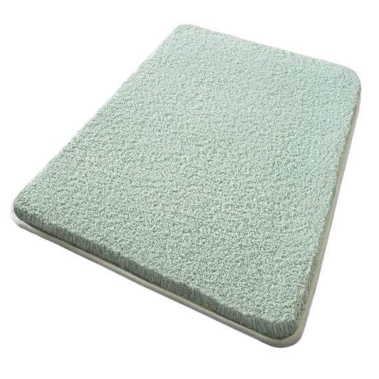 Bodenmatte Maschinenwaschbar Dick Plüsch Badezimmerteppich Super Saugfähig Schnelltrocknend Weich Rutschfest Duschmatte