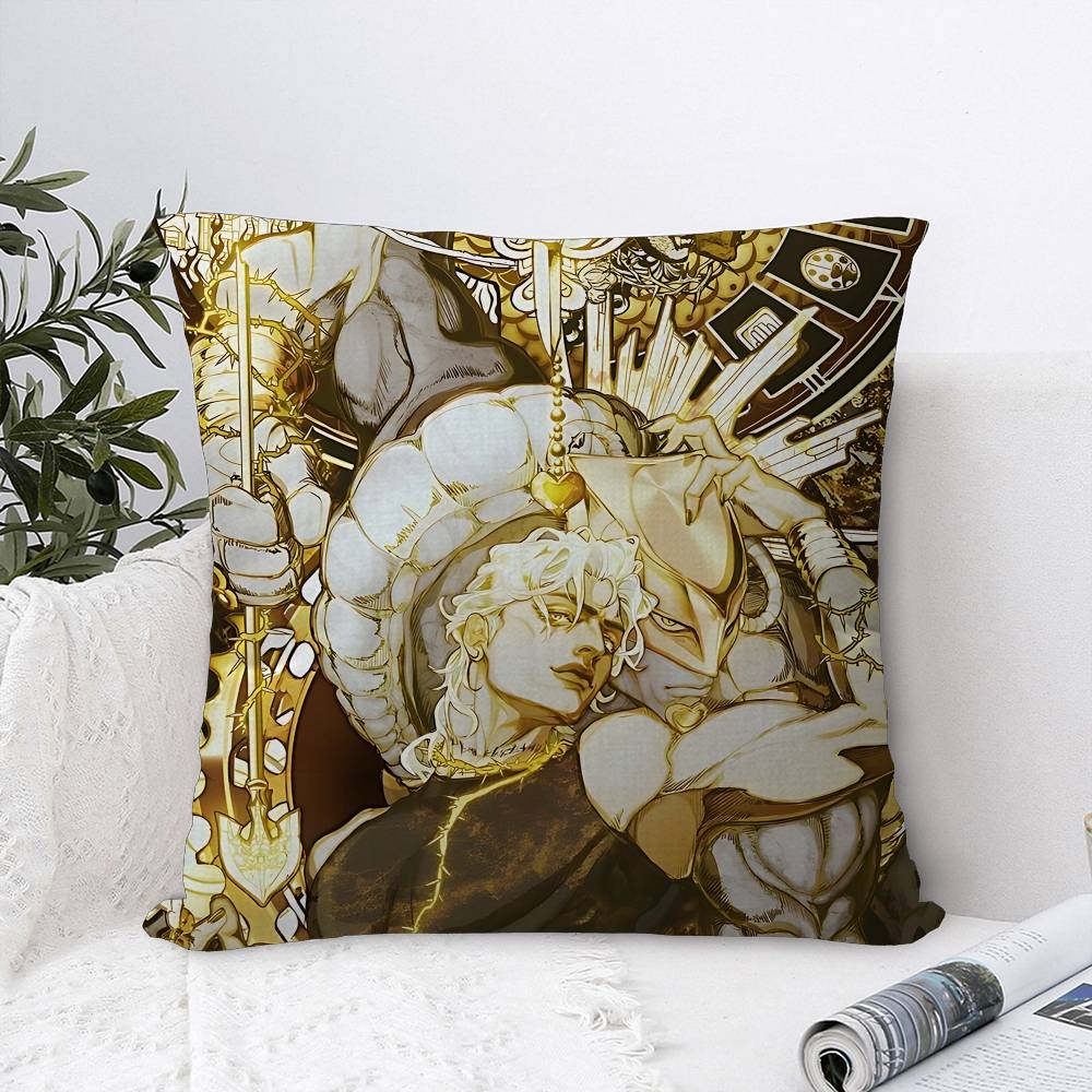 JoJos Bizarre Adventure Anime Pillow Gift Home Office Decoration Bedroom Sofa Car Cushion Cover case x
