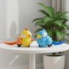 Plush Bird Shaped Wind Up Cat Toy, Bite Resistant Interactive Teaser for Cat Exercise