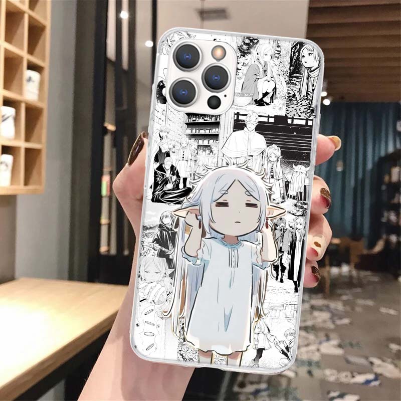 

Frieren Beyond Journeys End Soft Phone Case For iPhone 17 Air 16 16E 15 14 Plus 13 Mini 12 11 Pro Max X XR XS 7 8 + SE 2020 Patt iPhone 17