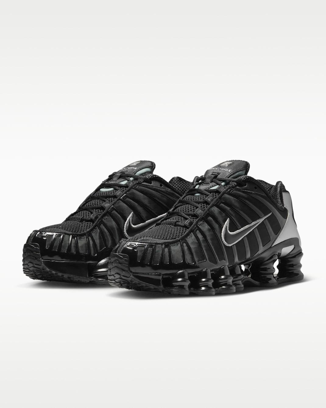 AR3566-008 Женские Nike Shox TL ЧерныйМеталлический Серебристый (Женский) 10W
