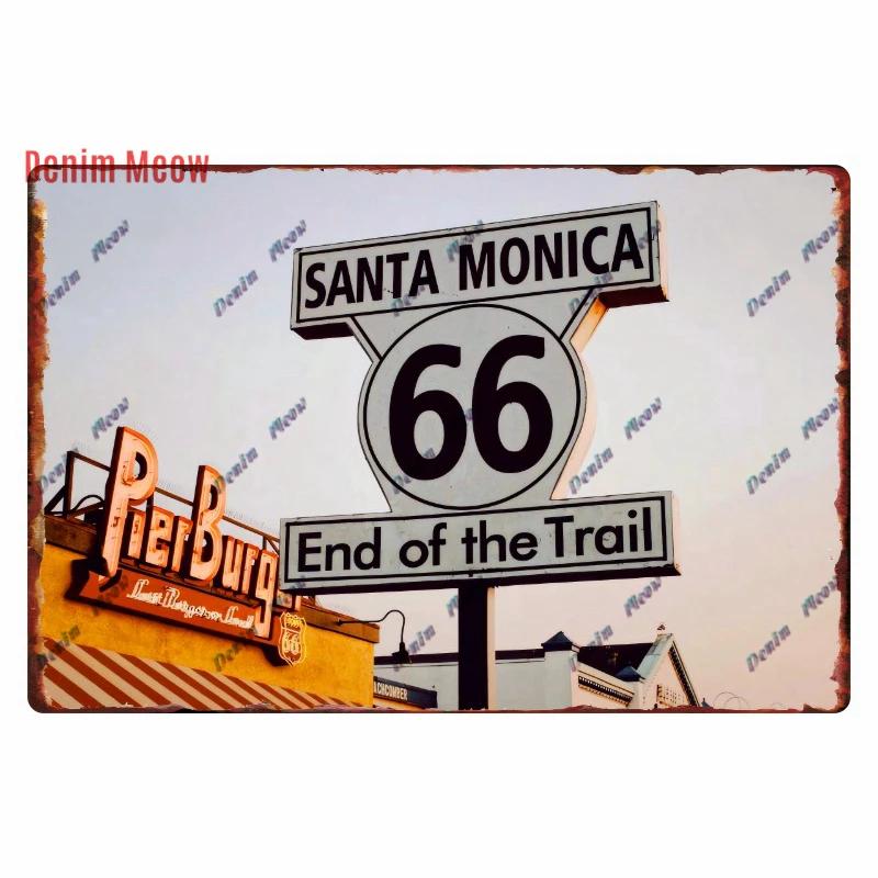 Vintage Metal Sign Plate, Garage Wall Decor, Man Cave, Gas Station Printing, Home Decor, Bar, Pub, Club, Retro, Route 66, WY1