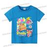 SpongeBobs Cartoon Tshirt for Children Cotton Soft Tee Boys Girls Tops Colorful Clothing Anime Printed Clothes Birthday Gift