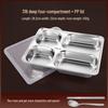 Antibacterial 316 Stainless Steel Divided Lunch Tray with Lid