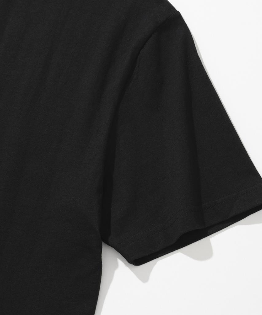 XOX Basic Crew Neck Short Sleeve T-Shirt [Black]