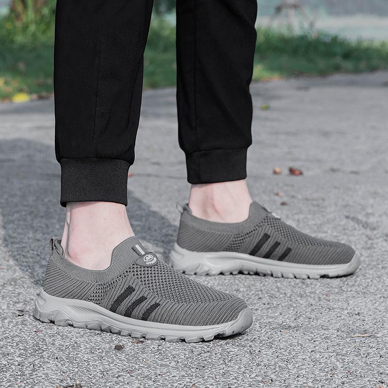 Genuine Foot Shoes Women's Summer New Breathable Middle-aged and Elderly One-pedal Non-slip Soft-soled Mother Shoes Casual Sports Shoes
