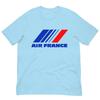 T-shirt Retrò Vintage Air France Viaggi Compagnia Aerea Grafica per Uomo Donna