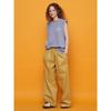 Saendeusaundeu Wide Banding Cotton Pants Mustard