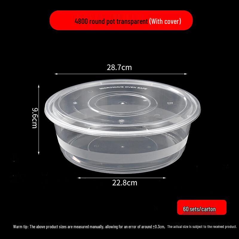 Disposable Food Containers with Lids