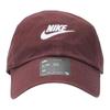 Nike Cotton Baseball Caps Unisex Bright Burgundy Wine/White Casual FB5368-652
