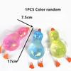 Latest Model Maltose Colorful Aurora Duck Squeeze Toy Soft Cute Animal Stress Relief Decompression Stretch Toy For Adults And