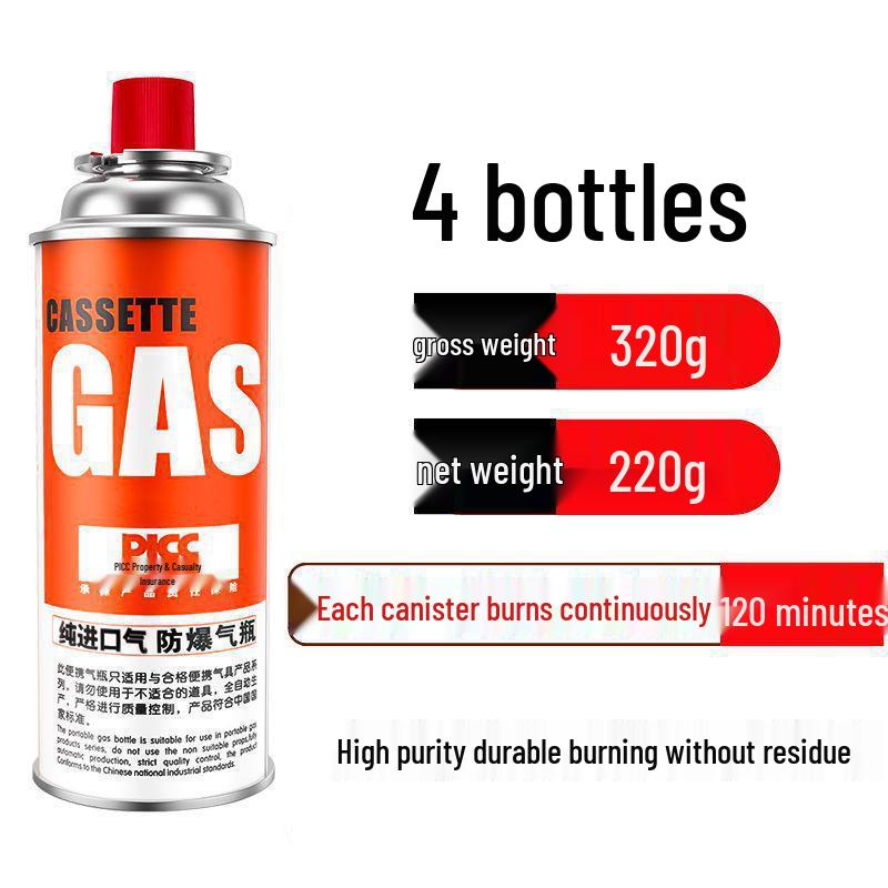 Portable Explosion-Proof Magnetic Gas Cylinder for Outdoor Cassette Stoves