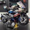 BMW Motorcycle M1000RR Building Blocks Model, Educational Assembly Toy for Boys & Adults, High Difficulty