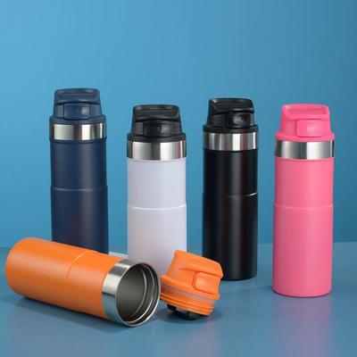510 ml rostfritt stål isolerad vattenflaska dubbelväggig vakuum termosflaska läckagesäker bärbar utomhuscykling sport vattendricksmugg