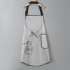 New TPU Kitchen Apron Oil Resistant Sleeveless Waterproof Bibs Cleaner Wipeable Baking Accessories Oilproof Aprons